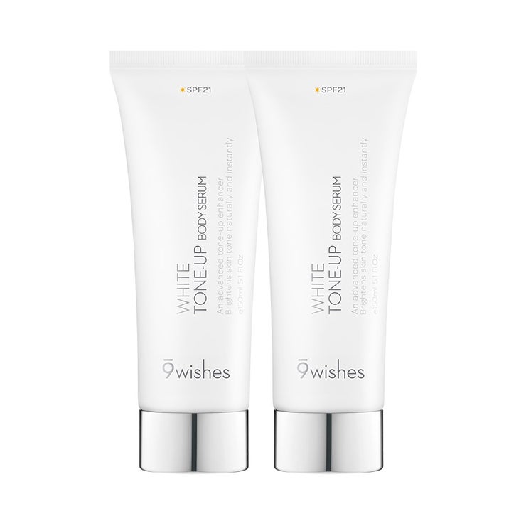 나인위시스 화이트 톤업 바디 세럼 150ml x 2