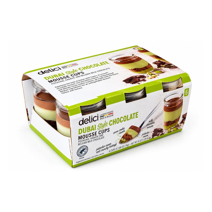 Delici 두바이 스타일 초콜릿 무스 76g x 6