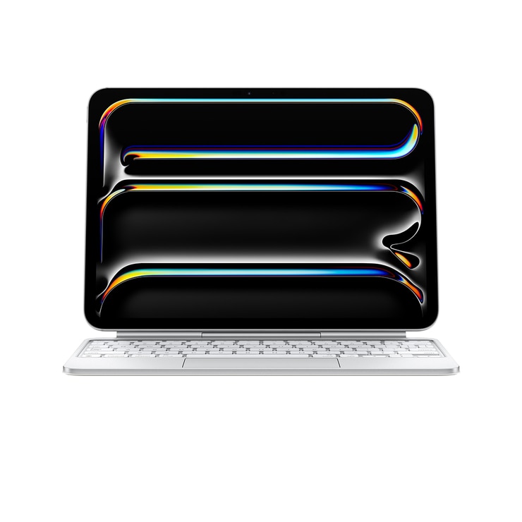Apple 매직 키보드 M4/M5 iPad Pro 11 모델용 화이트