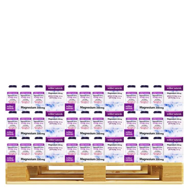 웨버 내추럴 마그네슘 1,515mg x 400정x 243개