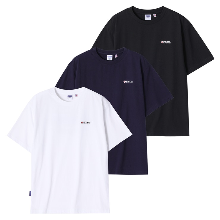 아웃도어프로덕트 베이직 크루넥 티셔츠 3매
