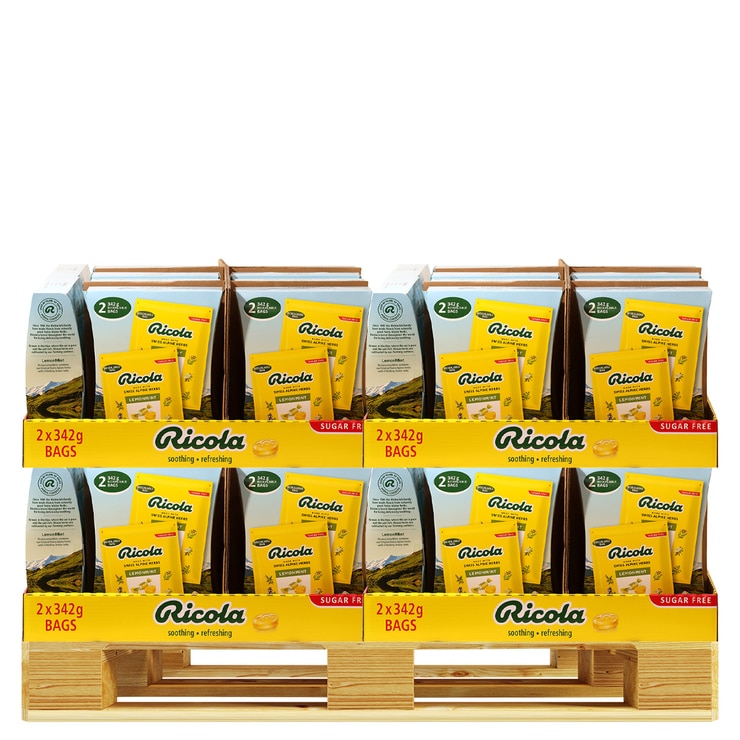 리콜라 레몬민트 허브캔디 342g x 2 x 120