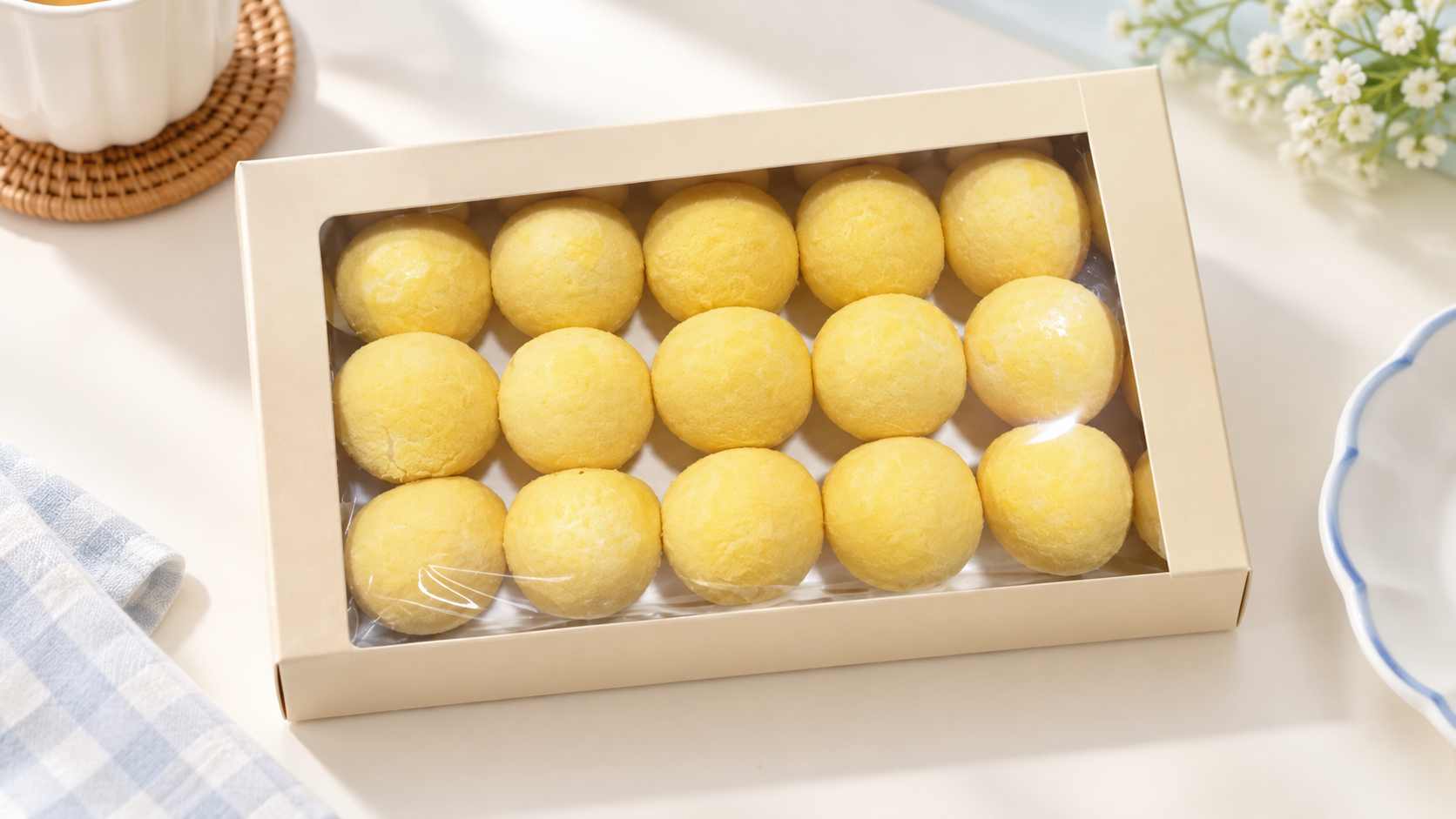 우유 찰볼 15CT/PACK 실제 매물 리뷰, 15구로 살펴본 쫀득한 우유 간식 활용 상세 이미지 1