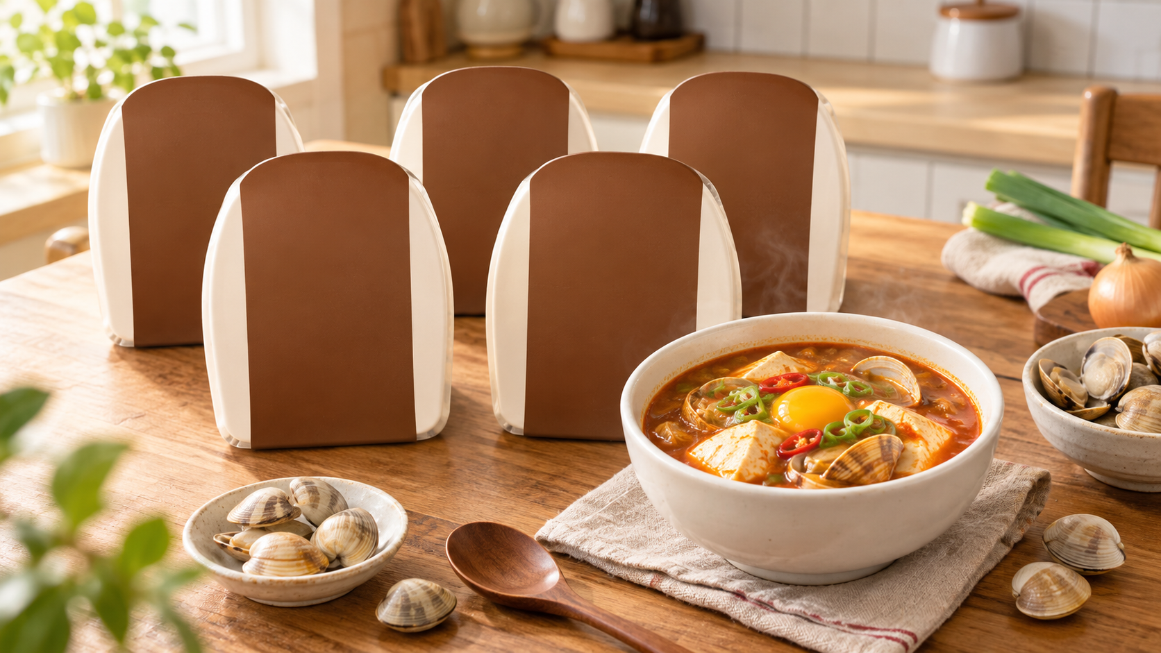 다담 바지락순두부찌개양념 140G X 5 실제 매물 리뷰, 물만 넣고 끓이는 칼칼한 순두부찌개 상세 이미지 1