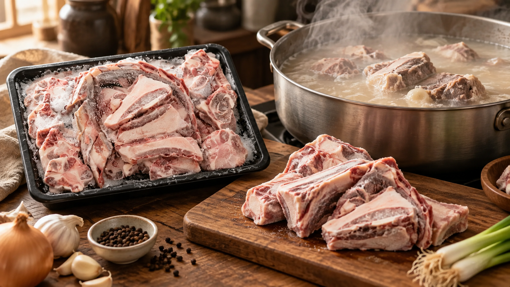 한우냉동 꼬리반골 세트 5KG 실제 매물 리뷰, 5KG 구성으로 보는 진한 국물과 보양식 활용 상세 이미지 1