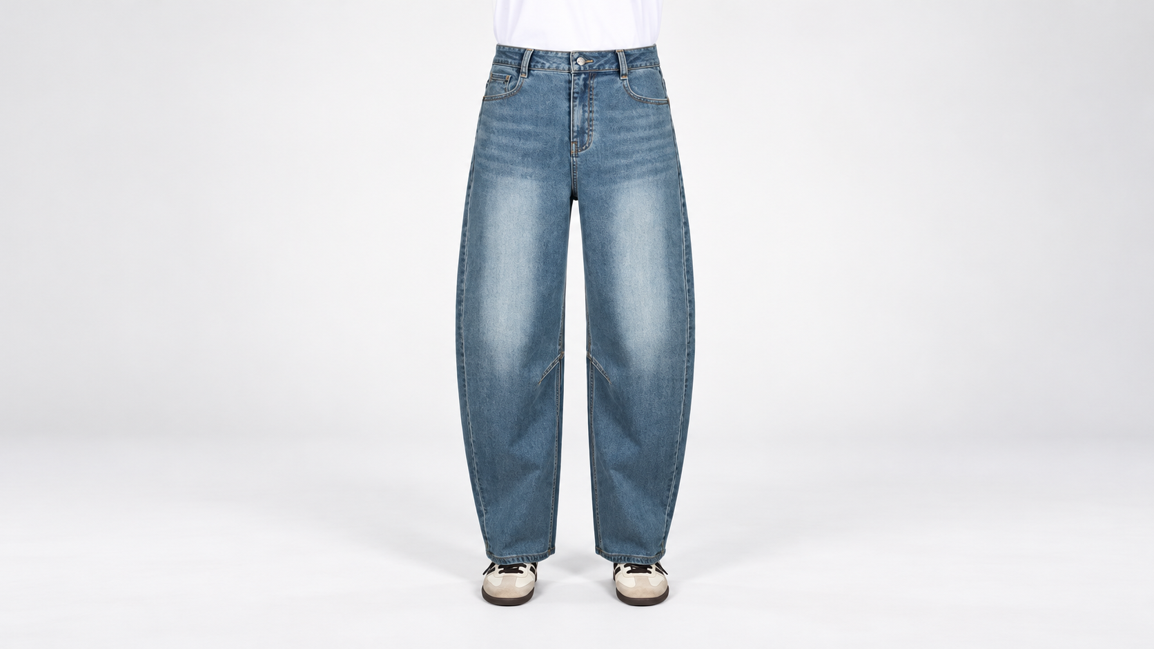 KENNETH COLE 배럴청바지 67-79, 데님 디자인 살펴보기