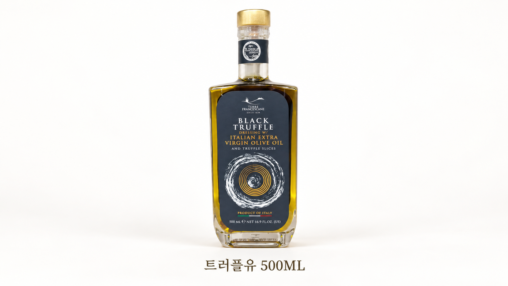 TERRE FRANCESCANE 트러플유 500ML, 트러플 조각·이탈리아산 표기