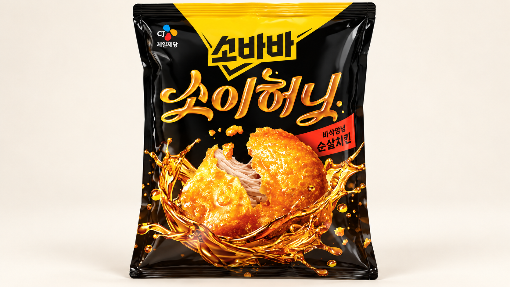 고메 소바바 소이허니 순살 1100G, 포장 형태와 상품 소개 문구 정리