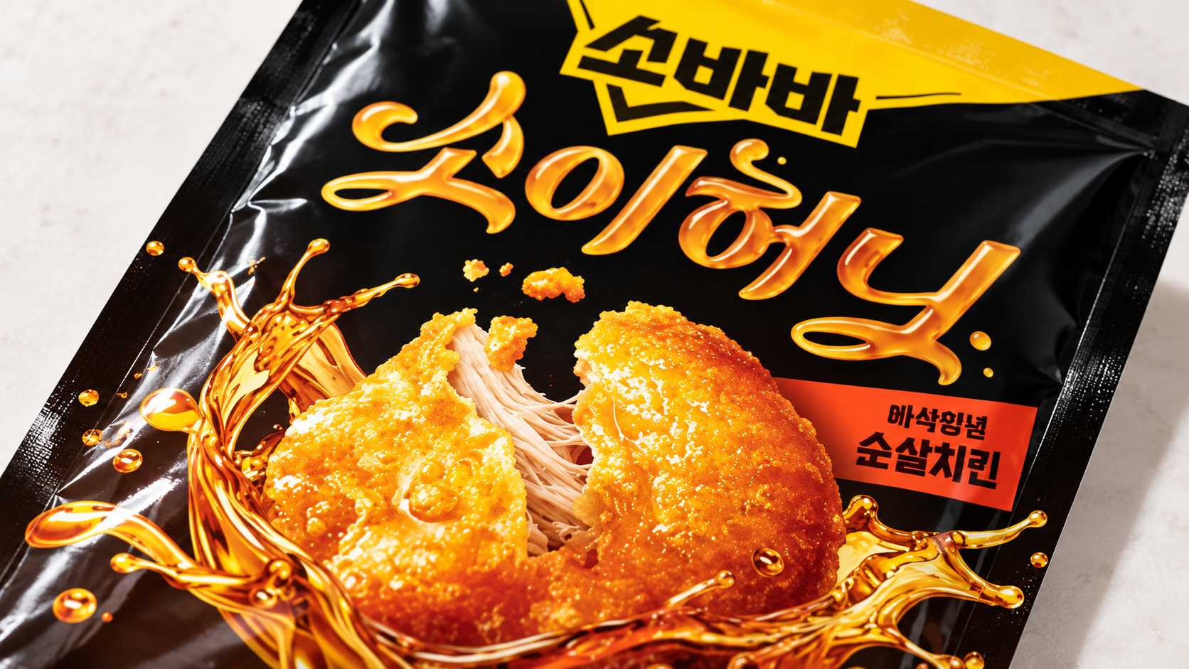 고메 소바바 소이허니 순살 1100G, 포장 형태와 상품 소개 문구 정리 상세 이미지 1