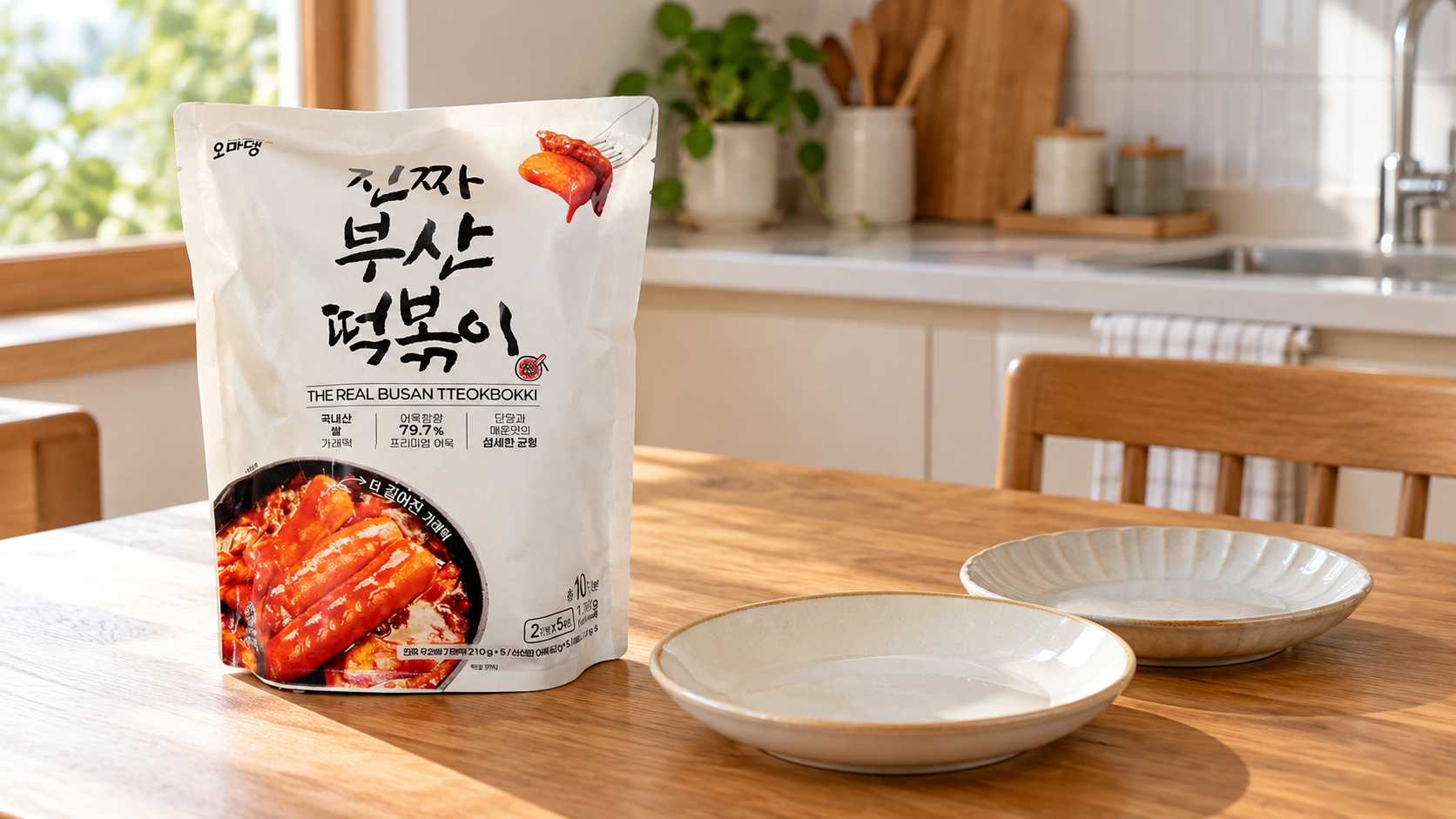 오마뎅 진짜 부산떡볶이 352GX5, 2인분씩 나눈 5봉 구성 상세 이미지 2