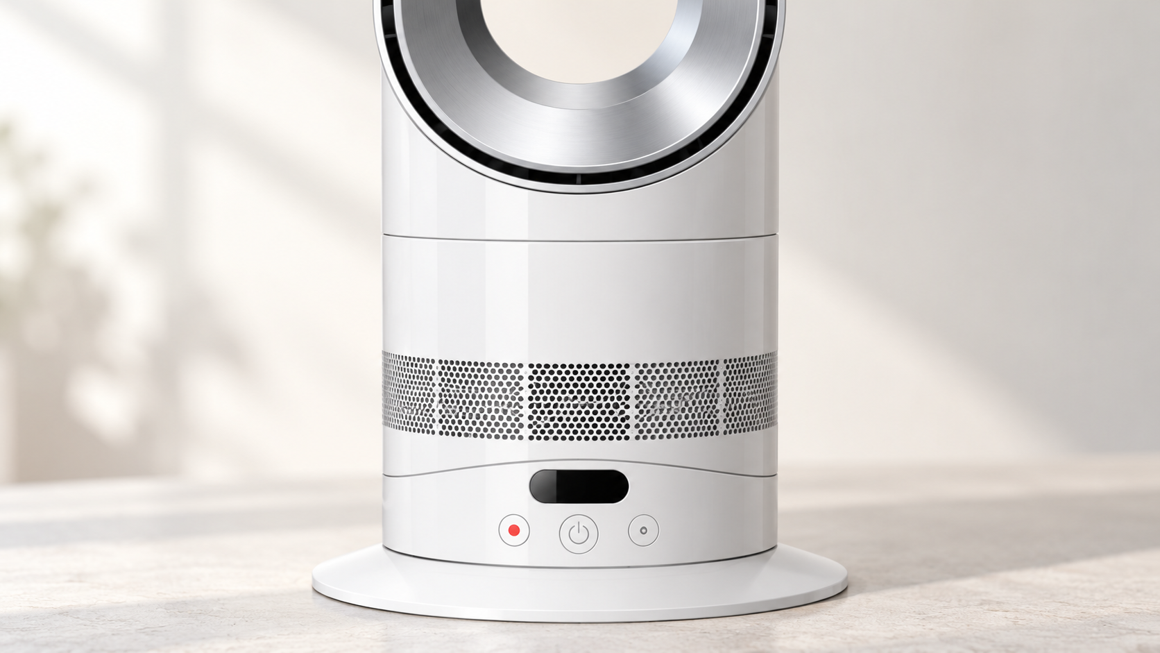 DYSON 다이슨 냉온풍기 핫앤쿨 HF1, 링형 본체와 조작부 구성 상세 이미지 1