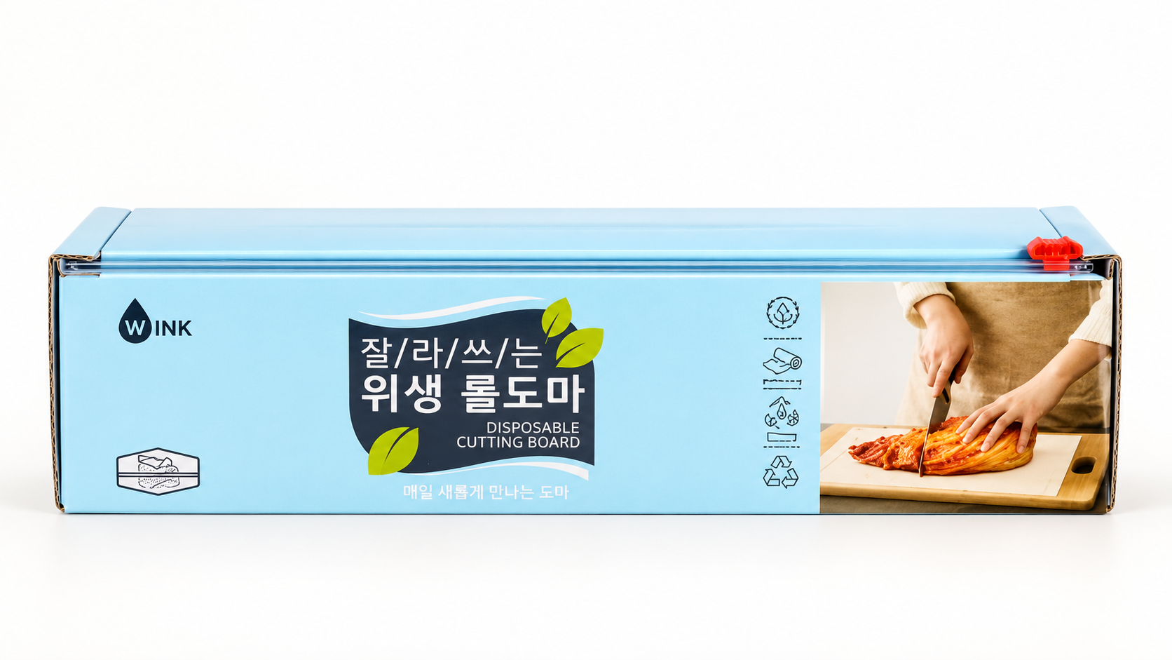 윙크 위생 롤도마 30CMX15M, 롤형 포장과 잘라 쓰는 구성 정리